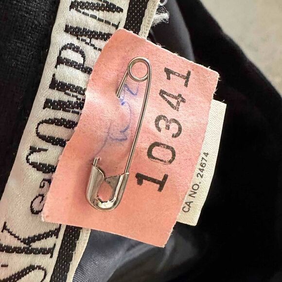 Vintage Silk Pencil Skirt High Waisted Knee Length Size 8 - Picture 4 of 5